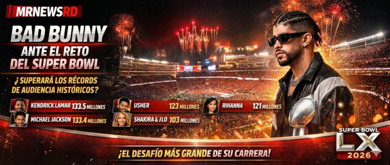 Los espectáculos que marcaron récords de audiencia en el Super Bowl y el reto musical de Bad Bunny