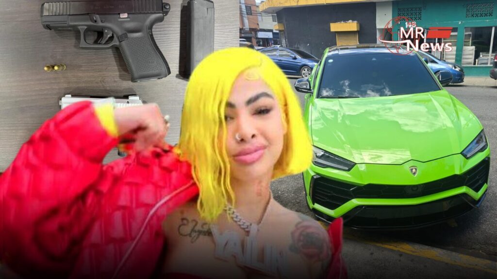 Policía Nacional detiene a “Yailin La Más Viral” y ocupa dos armas de fuego en Santo Domingo Este