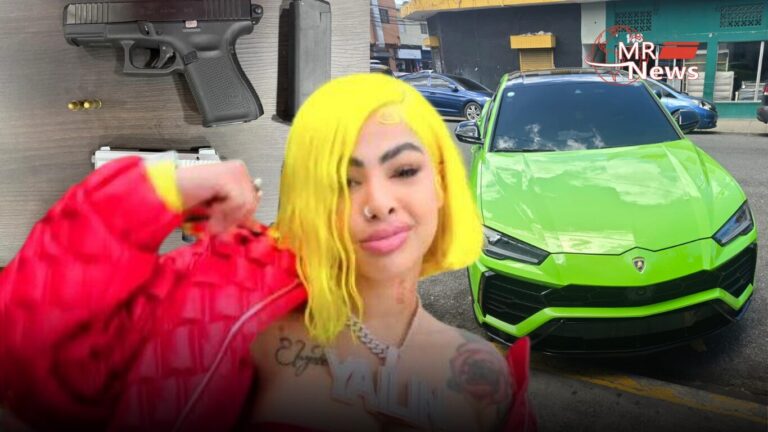 Policía Nacional detiene a “Yailin La Más Viral” y ocupa dos armas de fuego en Santo Domingo Este